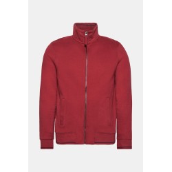 Cardigan molletonné en 100 % coton
