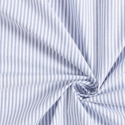 Tissu popeline coton rayures | Léger & résistant